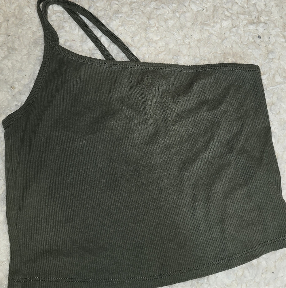 Arizona Jean Company Olive Ribbed Camisole